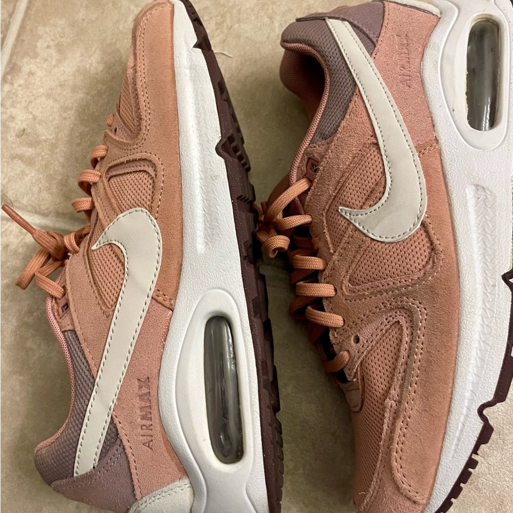 Nike Air Max Pink and White Sneakers